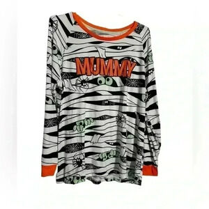 Halloween 🎃 Funny cute Mummy women’s size 3x (22/24)  PJs pajama set 🎃 p9